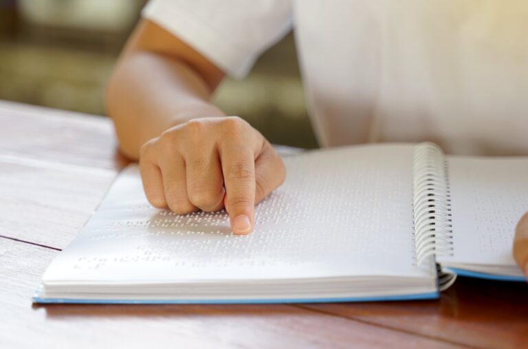 Learning to write Braille